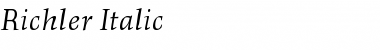 Download Richler Font Download Richler Font