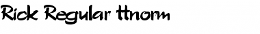 Download Rick Font Download Rick Font