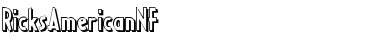 Download RicksAmericanNF Font Download RicksAmericanNF Font