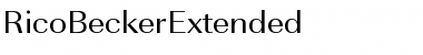Download RicoBeckerExtended Font Download RicoBeckerExtended Font