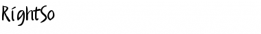 Download RightSo Font Download RightSo Font
