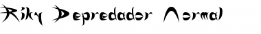 Download Riky Depredador Font Download Riky Depredador Font