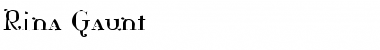 Download Rina Gaunt Font Download Rina Gaunt Font