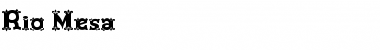 Download Rio Mesa Font Download Rio Mesa Font