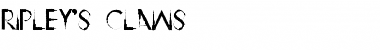 Download Ripley's Claws Font Download Ripley's Claws Font