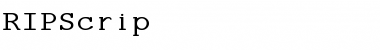 Download RIPScrip Font Download RIPScrip Font
