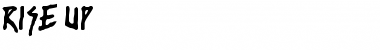 Download rise up Font Download rise up Font
