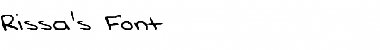 Download Rissa's Font Font Download Rissa's Font Font