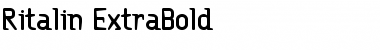 Download Ritalin ExtraBold Font Download Ritalin ExtraBold Font
