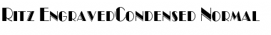 Download Ritz EngravedCondensed Font Download Ritz EngravedCondensed Font