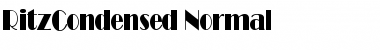 Download RitzCondensed Font Download RitzCondensed Font