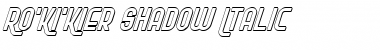 Download Ro'Ki'Kier Shadow Italic Font Download Ro'Ki'Kier Shadow Italic Font