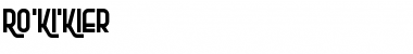 Download Ro'Ki'Kier Font Download Ro'Ki'Kier Font