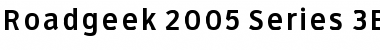 Download Roadgeek 2005 Series 3B Font Download Roadgeek 2005 Series 3B Font