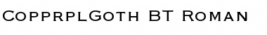 Download CopprplGoth BT Font Download CopprplGoth BT Font