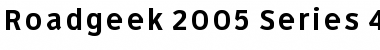 Download Roadgeek 2005 Series 4B Font Download Roadgeek 2005 Series 4B Font