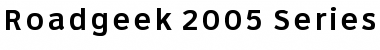 Download Roadgeek 2005 Series 5W Font Download Roadgeek 2005 Series 5W Font