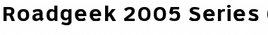 Download Roadgeek 2005 Series 6B Font Download Roadgeek 2005 Series 6B Font