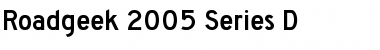 Download Roadgeek 2005 Series D Font Download Roadgeek 2005 Series D Font