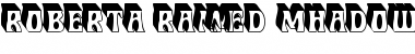 Download Roberta Raised Shadow Font Download Roberta Raised Shadow Font