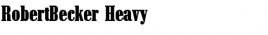 Download RobertBecker-Heavy Font Download RobertBecker-Heavy Font