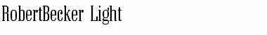 Download RobertBecker-Light Font Download RobertBecker-Light Font