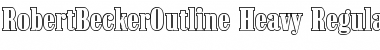 Download RobertBeckerOutline-Heavy Font Download RobertBeckerOutline-Heavy Font