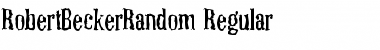 Download RobertBeckerRandom Font Download RobertBeckerRandom Font