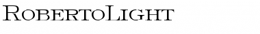Download RobertoLight Font Download RobertoLight Font