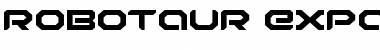 Download Robotaur Expanded Font Download Robotaur Expanded Font