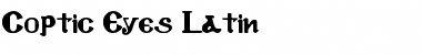 Download Coptic Eyes Latin Font Download Coptic Eyes Latin Font