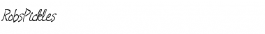 Download RobsPickles Font Download RobsPickles Font