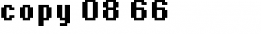 Download copy 08_66 Font Download copy 08_66 Font