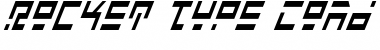 Download Rocket Type Cond Italic Font Download Rocket Type Cond Italic Font