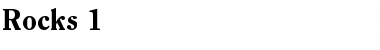 Download Rocks 1 Font Download Rocks 1 Font