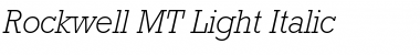 Download Rockwell MT Light Font Download Rockwell MT Light Font