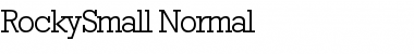 Download RockySmall Font Download RockySmall Font