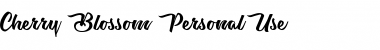 Download Cherry Blossom personal Use Font Download Cherry Blossom personal Use Font