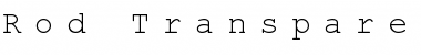 Download Rod Transparent Font Download Rod Transparent Font