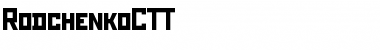 Download RodchenkoCTT Font Download RodchenkoCTT Font