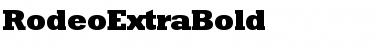 Download RodeoExtraBold Font Download RodeoExtraBold Font
