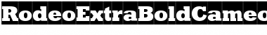 Download RodeoExtraBoldCameo Font Download RodeoExtraBoldCameo Font