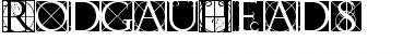 Download RodgauHeads Font Download RodgauHeads Font