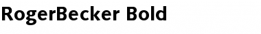 Download RogerBecker Font Download RogerBecker Font