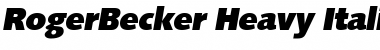 Download RogerBecker-Heavy Font Download RogerBecker-Heavy Font