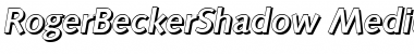 Download RogerBeckerShadow-Medium Font Download RogerBeckerShadow-Medium Font