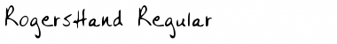 Download RogersHand Font Download RogersHand Font