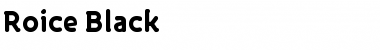 Download Roice-Black Font Download Roice-Black Font