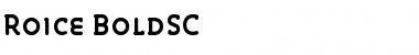Download Roice-BoldSC Font Download Roice-BoldSC Font