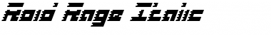 Download Roid Rage Italic Font Download Roid Rage Italic Font